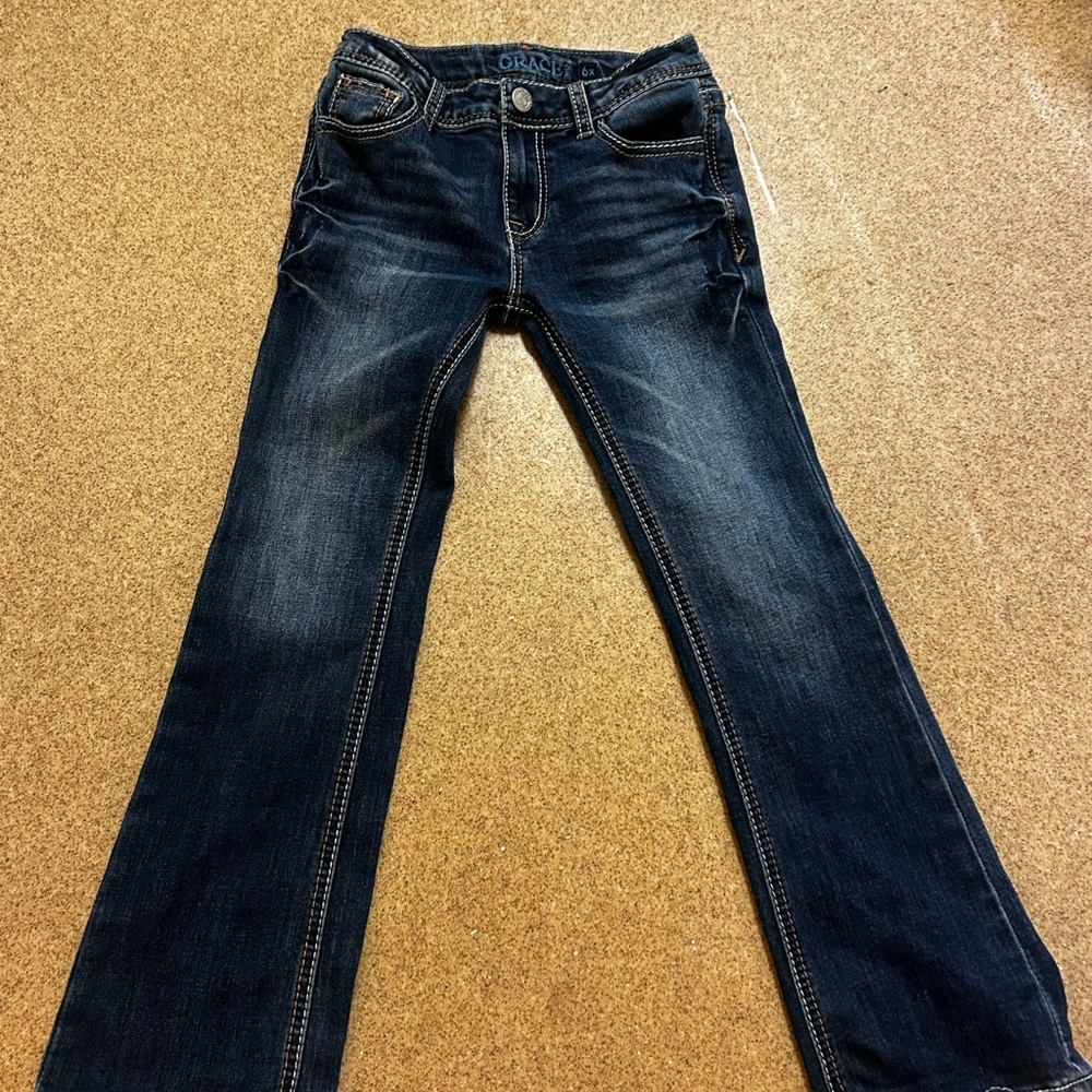 Grace Blue Straight Leg Jeans Classic Style